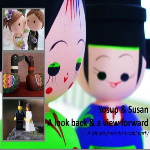 Susan & Yosup wedding reception presentation