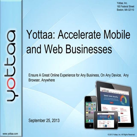 Yottaa State of Web Performance Optimization Group Webinar