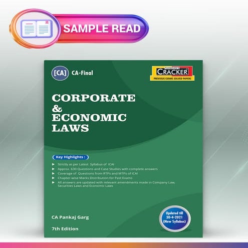 Taxmann's CRACKER | Corporate & Economic Laws