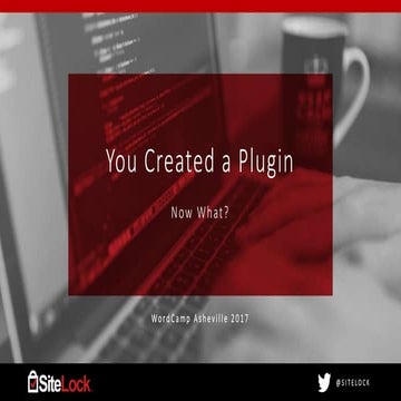 You Created a Plugin. Now What?