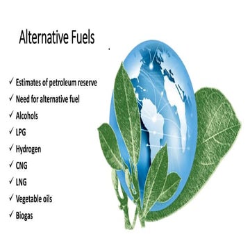 Alternative Fuel in vehicle 