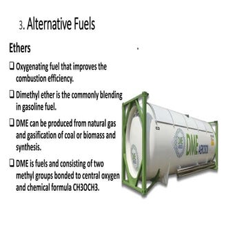 Dimethyl ether and Oxygenating fuel  