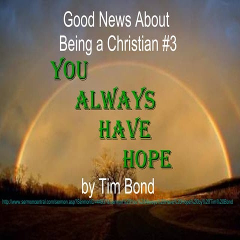 G-News #3 You Always Have Hope