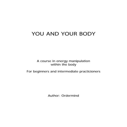 You and your body - | PDF