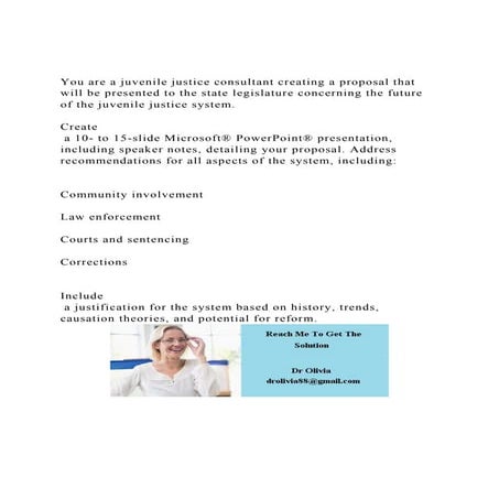 You are a juvenile justice consultant creating a proposal that w.docx