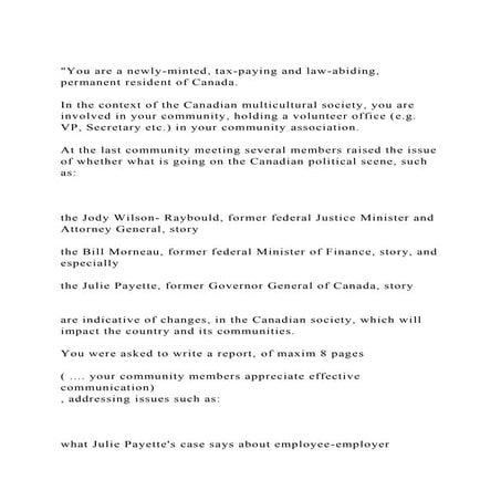 You are a newly-minted, tax-paying and law-abiding, permanent res.docx