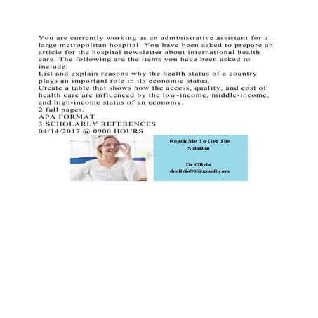 You are currently working as an administrative assistant for a large.docx