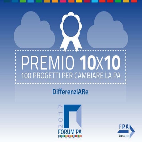 Youbiquo - DifferenziARe - Premio Forum PA 2017