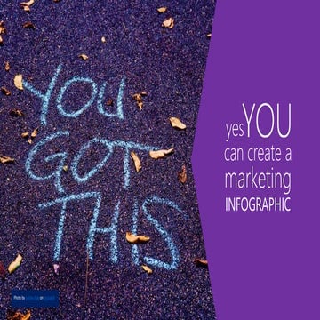 You can build an infographic