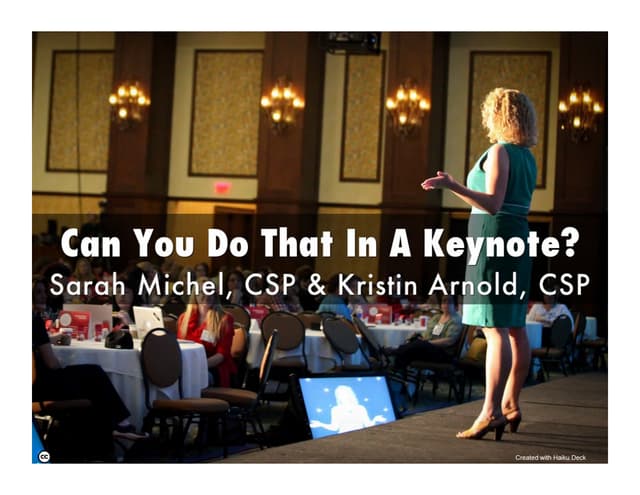 You Can Do That In a Keynote