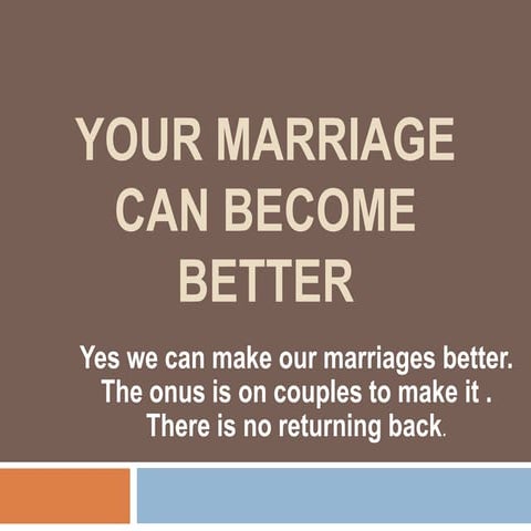 You can make your marriage better.