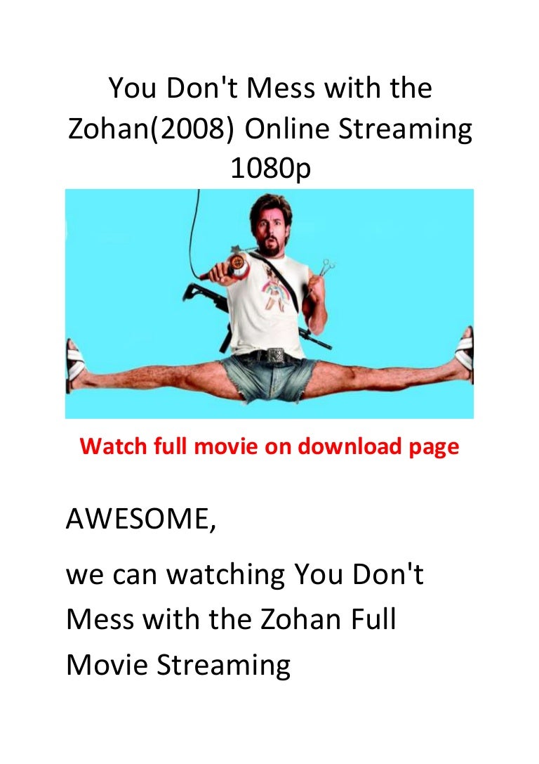 You don't mess with the zohan(2008) top action comedy films