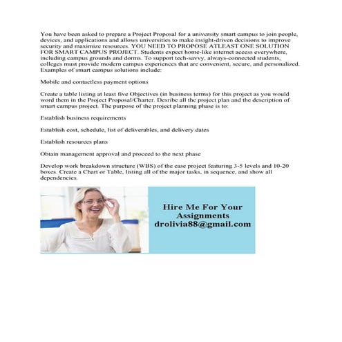 You have been asked to prepare a Project Proposal for a university sma.pdf