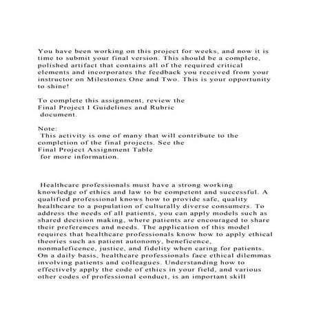 IHP 420 Final project Conclusion.docx