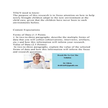 YOull need to know The purpose of this research is to focus atte.docx