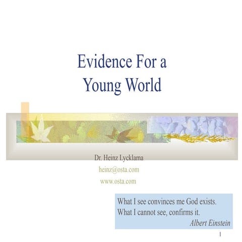 Evidence For Young World