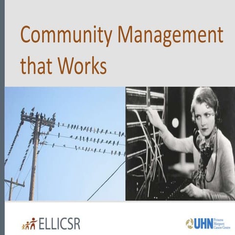 Community Management that Works
