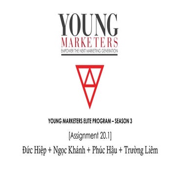 Young Marketers Elite 3_Assignment 20.1 - PR