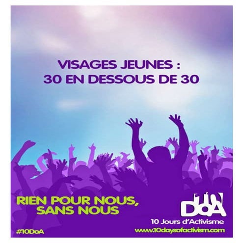 Young faces, 30 under 30 (French)