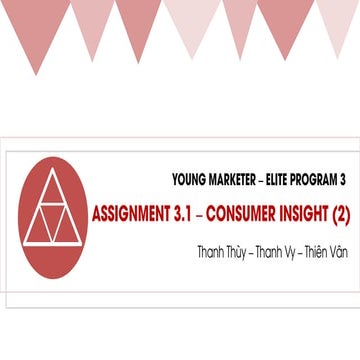 Young Marketers Elite 3 - Assignment 3.1 - Nhóm 5 - Thiên Vân - Thanh Vy - T...