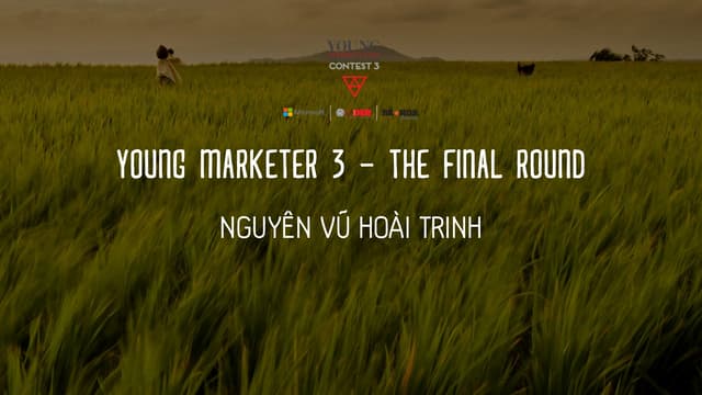 Young Marketers 3 - The Final Round...