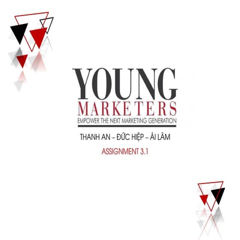 Young Marketers Elite 3 - Assignment 3.1 - Nhóm 3 - Thanh An, Đức Hiệp, Ái Lâm