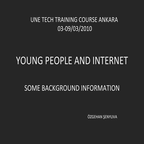 Young people and internet