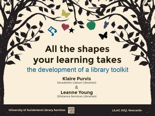 ‘All the shapes your learning takes...