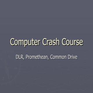 Yount Computer Crash Course