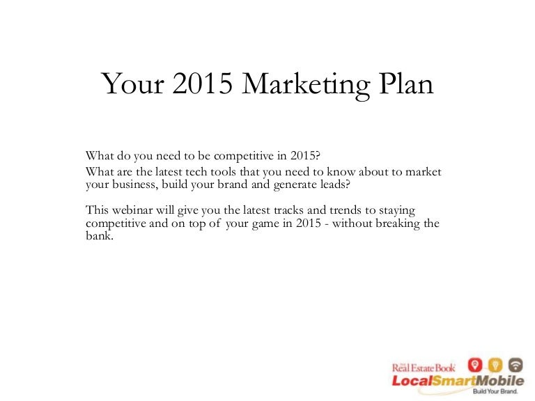 realtor marketing plan