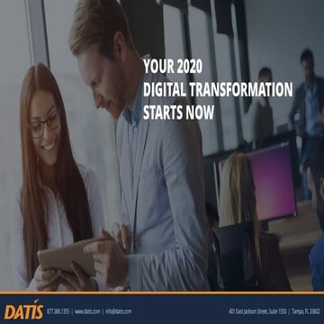 Your 2020 Digital Transformation Starts Now
