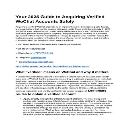 Your 2025 Guide to Acquiring Verified WeChat Accounts Safely.pdf