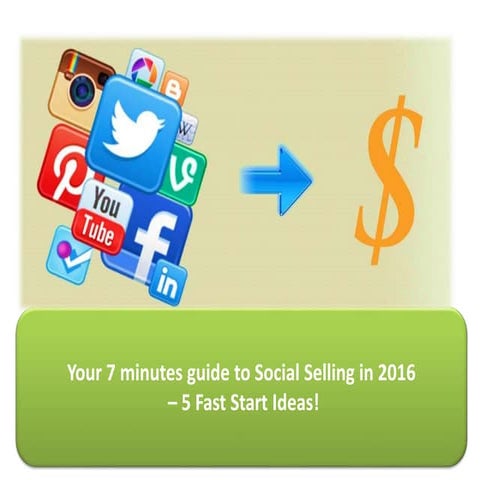 Your 7 minutes guide to Social Selling in 2016!!