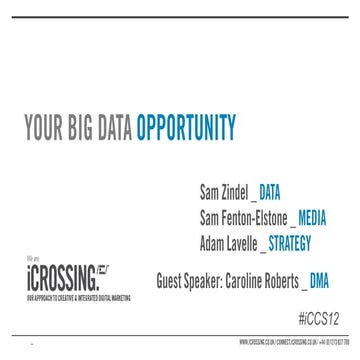 Your Big Data Opportunity