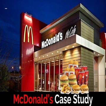 McDonald's Case Study