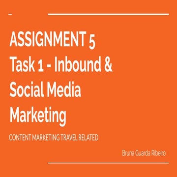 Unit 2: Inbound & Social Media Marketing