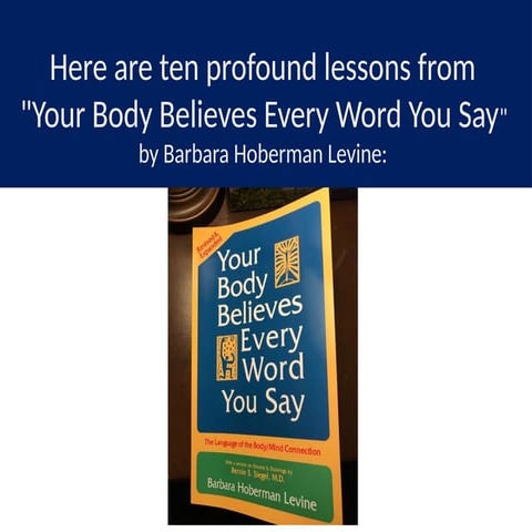 Your Body Believes Every Word You Say.pptx