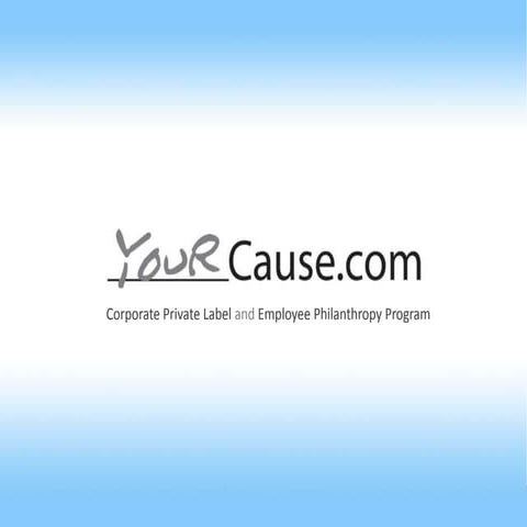 Corporate and Employee Philanthropy Solutions