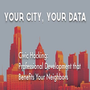 Your City, Your Data