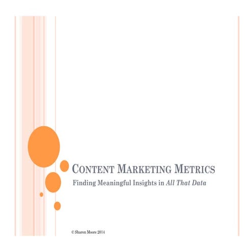 Content Marketing Metrics: What's Your Plan?