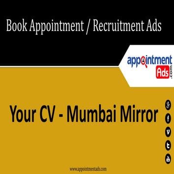 Your cv mumbai mirror 