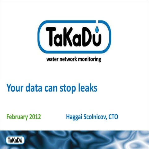 Your data can stop leaks