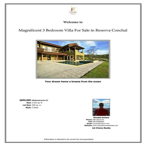 Your dream home a breeze from the ocean