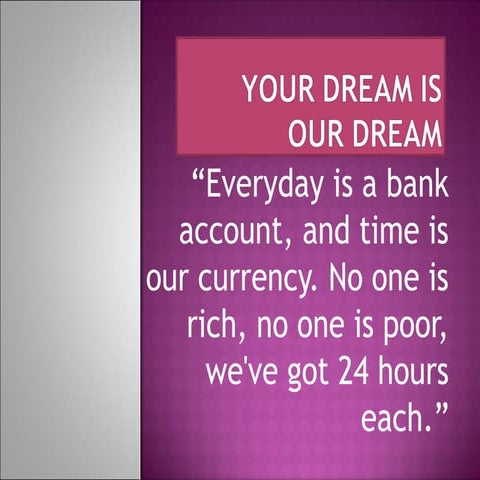 Your dream is_our_dream