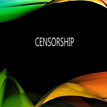 Censorship