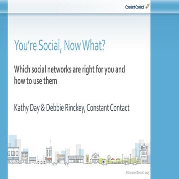 You're social now what 2015   sbdc - 3-29-16