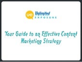 Your Guide to an Effective Content Marketing Strategy