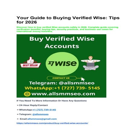 Your Guide to Buying Verified Wise_ Tips for 2026.docx