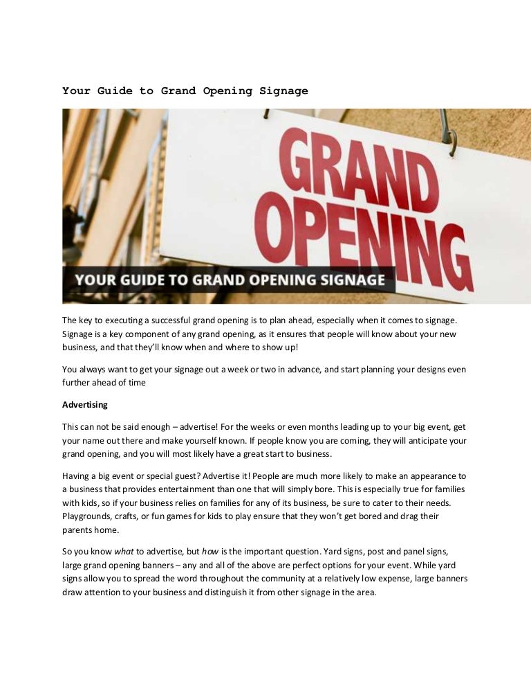 Grand Opening Guide – How to Launch a Successful Grand Opening in 9 ...