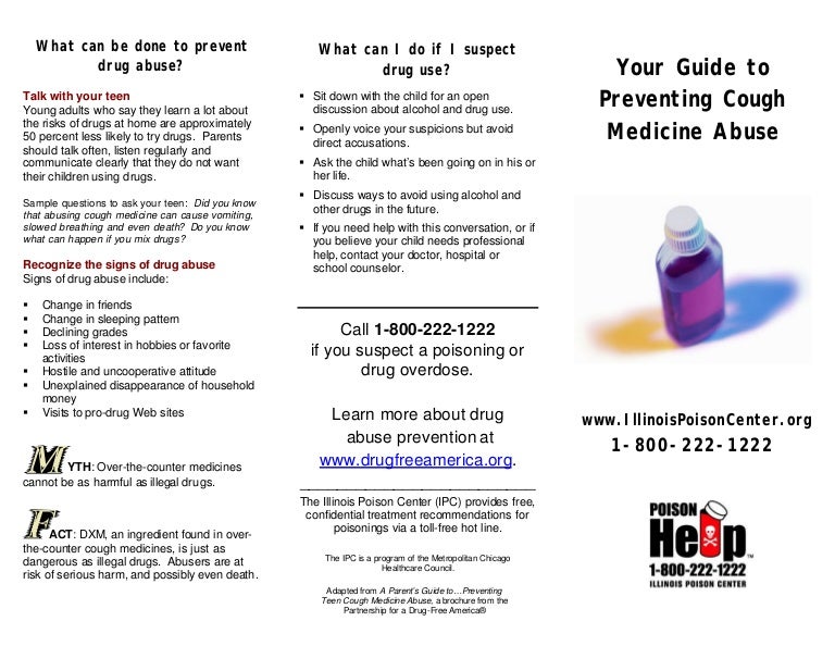 You Are Guide to Preventing Cough Medicine Abuse